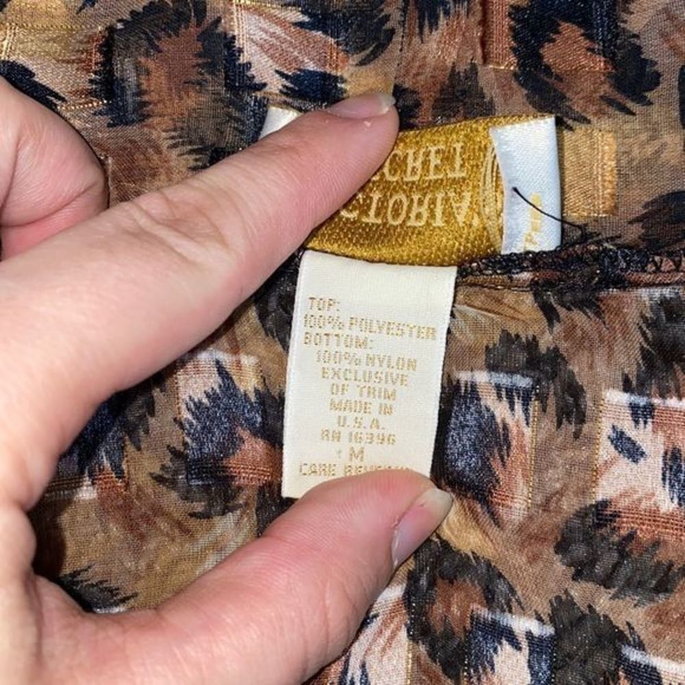 Victorias‎ Secret vintage women’s medium leopard print bodysuit - Picture 6 of 7
